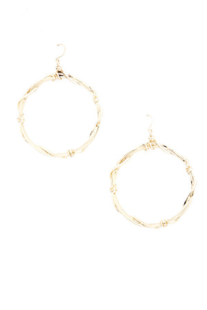 Be Distorted Circle Earring 5HBH3